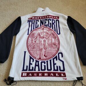 Match 1 Negro Leagues Baseball Fleece Pullover XL Quarter Zip Vintage Rare